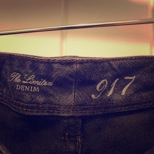 The Limited Denim 917 size 10s Black denim skinny